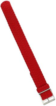 Stylowy i trwały pasek do zegarka NATO 034 w czerwonym kolorze. Parciany materiał, srebrna sprzączka, długość 22,5 cm i szerokość 2,1 cm. Idealny do codziennych i sportowych stylizacji.2.jpg